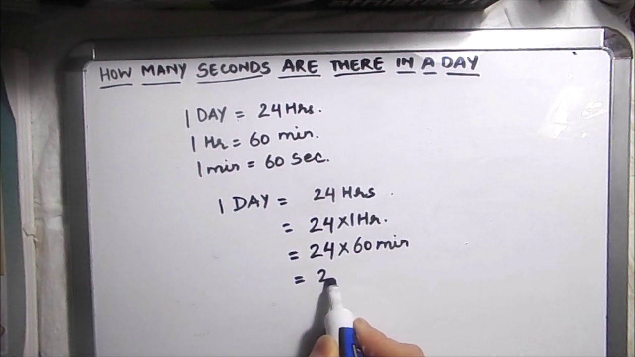 How Many Seconds In A Day