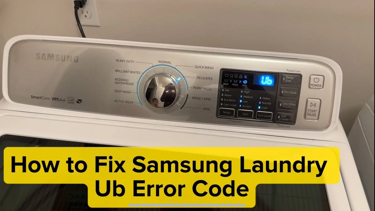 Samsung Washer UB Code